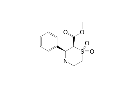 R-2E-METHOXYCARBONYL-T-3-PHENYL-1,4-THIAZANE-1,1-DIOXIDE