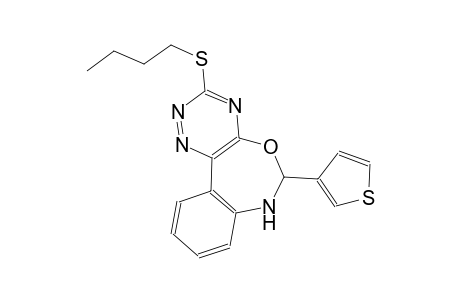 3-(butylsulfanyl)-6-(3-thienyl)-6,7-dihydro[1,2,4]triazino[5,6-d][3,1]benzoxazepine