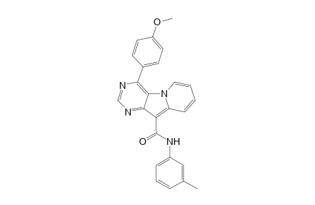 4-(4-Methoxyphenyl)-N-(m-tolyl)pyrimido[4,5-b]indolizine-10-carboxamide