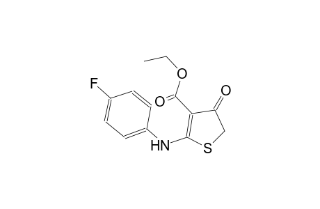 ethyl 2-(4-fluoroanilino)-4-oxo-4,5-dihydro-3-thiophenecarboxylate