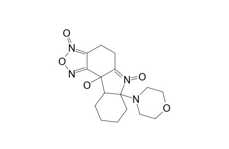 10B-HYDROXY-6A-(N-MORPHOLINYL)-4,5,7,8,9,10,10A,10B-OCTAHYDRO-6A-H-[1.2.5]-OXADIAZOLO-[3.4-C]-CARBAZOLE-3,6-DIOXIDE