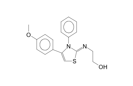 2-[(2-hydroxyethyl)imino]-3-phenyl-4-(4-methoxyphenyl)-4-thiazoline