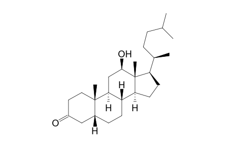 26,27-Dinorergostan-3-one, 12-hydroxy-, (5.beta.,12.beta.)-