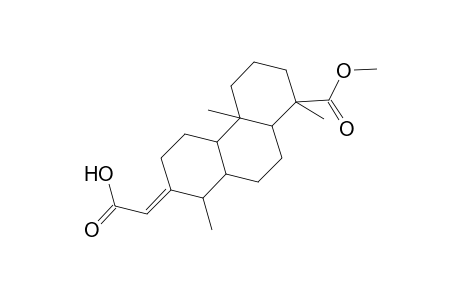 (2E)-(15-Methoxy-14-methyl-15-oxopodocarpan-13-ylidene)ethanoic acid