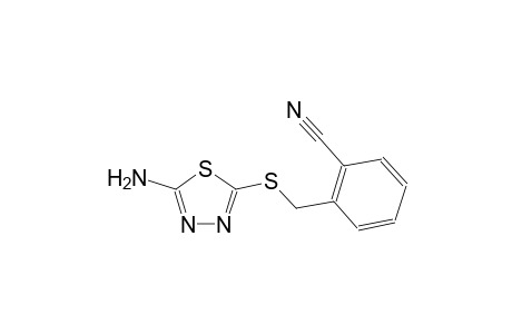 benzonitrile, 2-[[(5-amino-1,3,4-thiadiazol-2-yl)thio]methyl]-