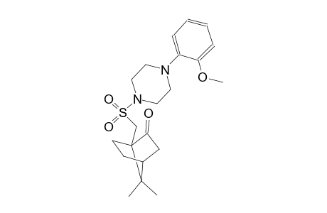 bicyclo[2.2.1]heptan-2-one, 1-[[[4-(2-methoxyphenyl)-1-piperazinyl]sulfonyl]methyl]-7,7-dimethyl-