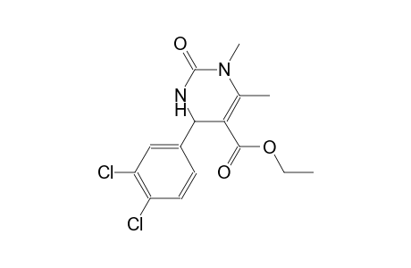 ethyl 4-(3,4-dichlorophenyl)-1,6-dimethyl-2-oxo-1,2,3,4-tetrahydro-5-pyrimidinecarboxylate