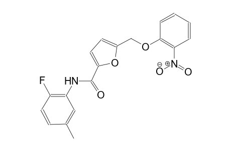 N-(2-fluoro-5-methylphenyl)-5-[(2-nitrophenoxy)methyl]-2-furamide