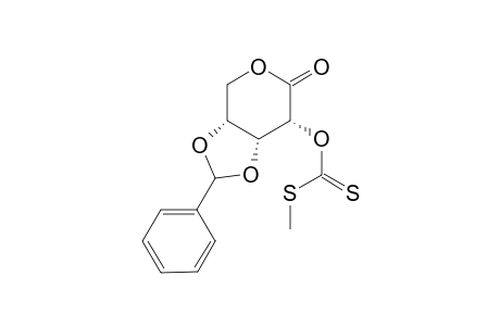 3,4-[O-Benzylidene]-2-[O-(-methylthio)thiocarbonyl]-D-ribono-1,5-lactone