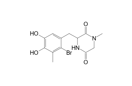 3-(2-Bromo-4,5-dihydroxy-3-methylphenylmethyl)-1-methyl-2,5-piperazinedione