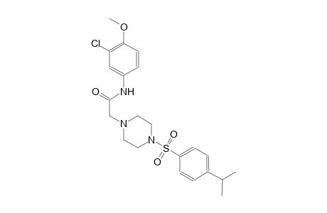 1-piperazineacetamide, N-(3-chloro-4-methoxyphenyl)-4-[[4-(1-methylethyl)phenyl]sulfonyl]-