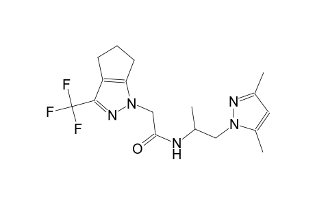 N-[2-(3,5-dimethyl-1H-pyrazol-1-yl)-1-methylethyl]-2-(3-(trifluoromethyl)-5,6-dihydrocyclopenta[c]pyrazol-1(4H)-yl)acetamide