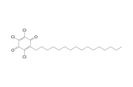 2,3,5-trichloro-6-hexadecyl-1,4-benzoquinone