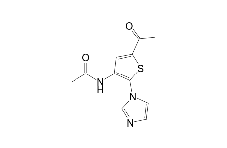 N-[5'-Acetyl-2'-(1H-1''-imidazolyl)-3'-thienyl]-acetamide