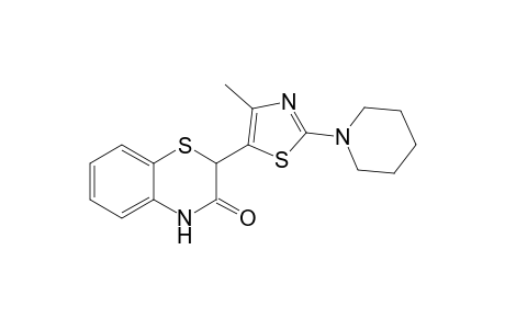 2-(4-Methyl-2-piperidin-1-yl-1,3-thiazol-5-yl)-4H-1,4-benzothiazin-3-one