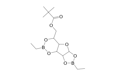 alpha-D-GLUCOFURANOSE, 1,2:3,5-DI-O-(ETHYLBORANDIYL)-6-O-PIVALOYL-