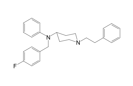 N-(4-Fluorobenzyl)-N-phenyl-1-(2-phenylethyl)piperidin-4-amine
