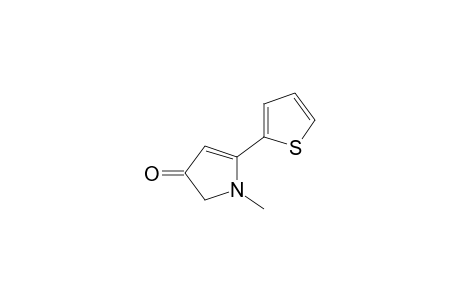 1-Methyl-5-(2-thienyl)pyrrol-3(2H)-one