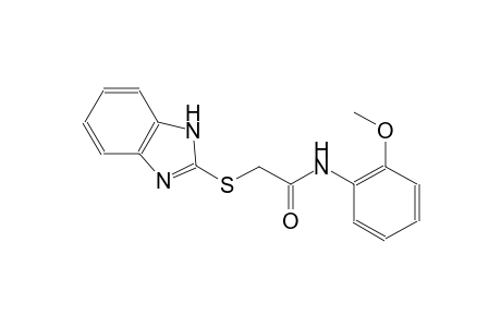 2-(1H-benzimidazol-2-ylsulfanyl)-N-(2-methoxyphenyl)acetamide