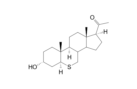 3.alpha.-Hydroxy-6-thia-5.alpha.pregnan-20-one