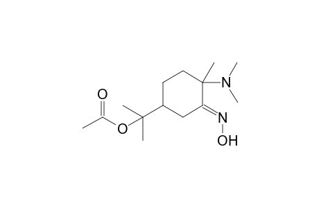 1-(Dimethylamino)-8-acetoxy-p-menthane-2-one-oxime