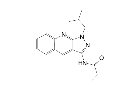 N-(1-isobutyl-1H-pyrazolo[3,4-b]quinolin-3-yl)propanamide