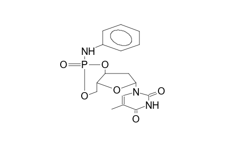 DEOXYTHYMIDINE-3',5'-(ANILIDO)CYCLOPHOSPHATE (DIASTEREOMER MIXTURE)
