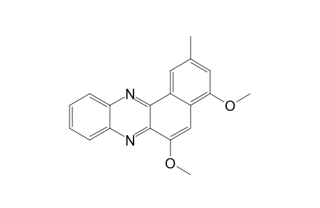 Benzo[a]phenazine, 4,6-dimethoxy-2-methyl-