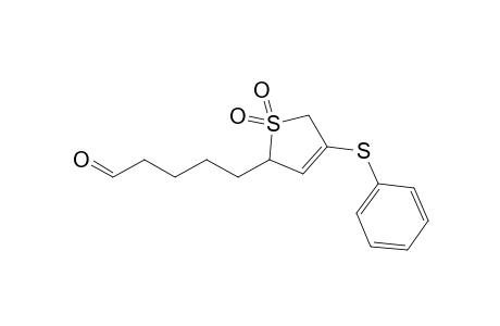 2-(5-Oxopentyl)-4-phenylthio-3-sulfolene