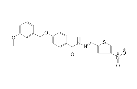 benzoic acid, 4-[(3-methoxyphenyl)methoxy]-, 2-[(E)-(4-nitro-2-thienyl)methylidene]hydrazide