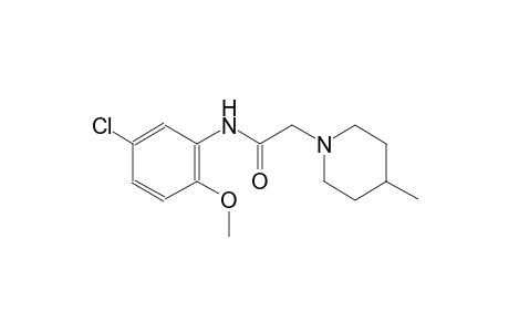 Acetamide, N-(5-chloro-2-methoxyphenyl)-2-(4-methyl-1-piperidinyl)-
