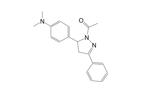 4-(1-acetyl-3-phenyl-4,5-dihydro-1H-pyrazol-5-yl)-N,N-dimethylaniline