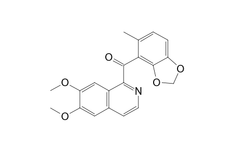 1-(2-Methyl-5,6-methylenedioxybenzoyl)-6,7-dimethoxyisoquinoline