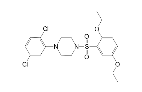1-(2,5-dichlorophenyl)-4-(2,5-diethoxyphenyl)sulfonyl-piperazine