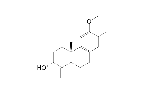 (2R,4aS)-6-methoxy-4a,7-dimethyl-1-methylene-2,3,4,9,10,10a-hexahydrophenanthren-2-ol