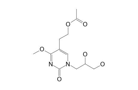5-(2-ACETOXYETHYL)-N-1-(2,3-DIHYDROXYPROPYL)-4-METHOXYPYRIMIDIN-2-ONE