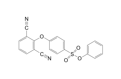 p-(2,6-dicyanophenoxy)benzenesulfonic acid, phenyl ester
