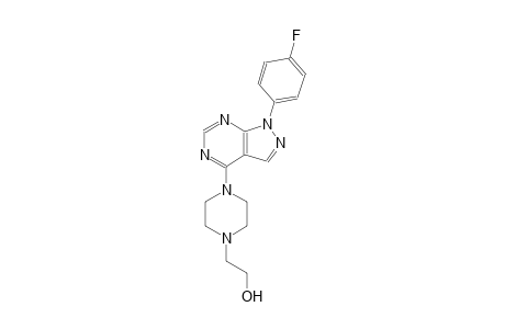1-piperazineethanol, 4-[1-(4-fluorophenyl)-1H-pyrazolo[3,4-d]pyrimidin-4-yl]-