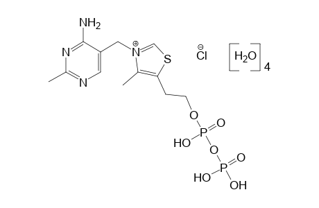 thiamine, trihydrogen pyrophosphate, tetrahydrate