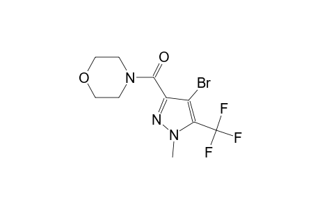 4-{[4-bromo-1-methyl-5-(trifluoromethyl)-1H-pyrazol-3-yl]carbonyl}morpholine