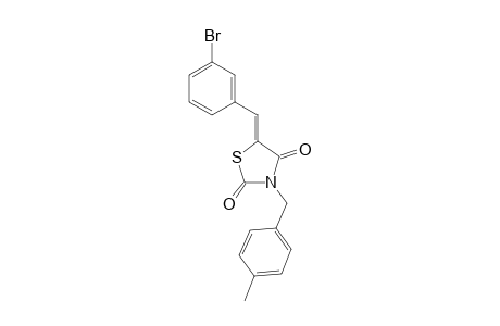(Z) 5-(3-Bromo-benzylidene)-3-(4-methyl-benzyl)-thiazolidine-2,4-dione