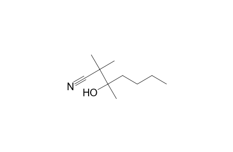 3-Hydroxy-2,2,3-trimethylheptanenitrle
