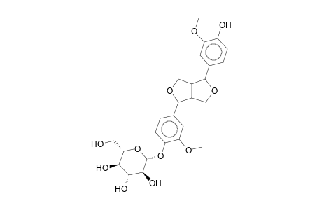 (-)-PINORESINOL-4-O-BETA-D-GLUCOPYRANOSIDE