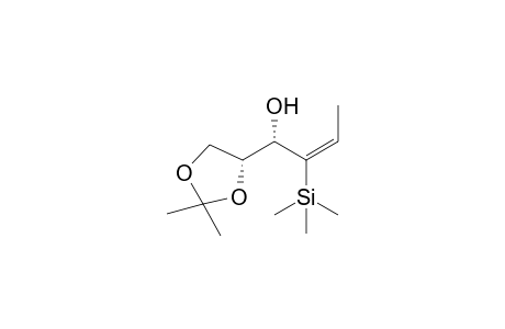 (E)-(1S,4'R)-1-(2,2-Dimethyl-1,3-dioxolane-4-yl)-2-trimethylbut-2-en-1-ol