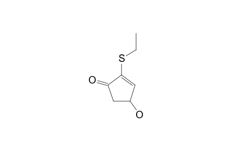 2-ETHYLTHIO-4-HYDROXY-2-CYCLOPENTENONE