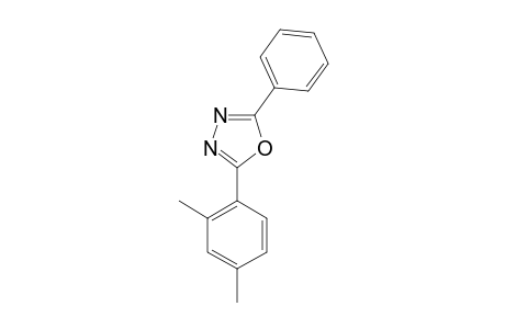 5-PHENYL-2-(2,4-DIMETHYLPHENYL)-1,3,4-OXADIAZOLE