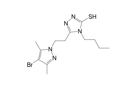 3-[2-(4-bromanyl-3,5-dimethyl-pyrazol-1-yl)ethyl]-4-butyl-1H-1,2,4-triazole-5-thione