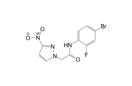 N-(4-bromo-2-fluorophenyl)-2-(3-nitro-1H-pyrazol-1-yl)acetamide