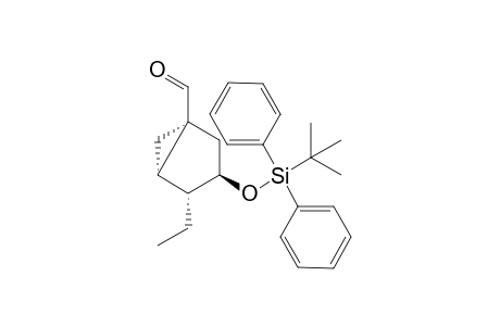 (1R,2R,3aS,4aS)-2-t-Butyldiphenylsilyloxy-3a-formyl-1-ethylbicyclo[3.1.0]hexane