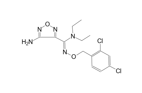 1,2,5-oxadiazole-3-carboximidamide, 4-amino-N'-[(2,4-dichlorophenyl)methoxy]-N,N-diethyl-